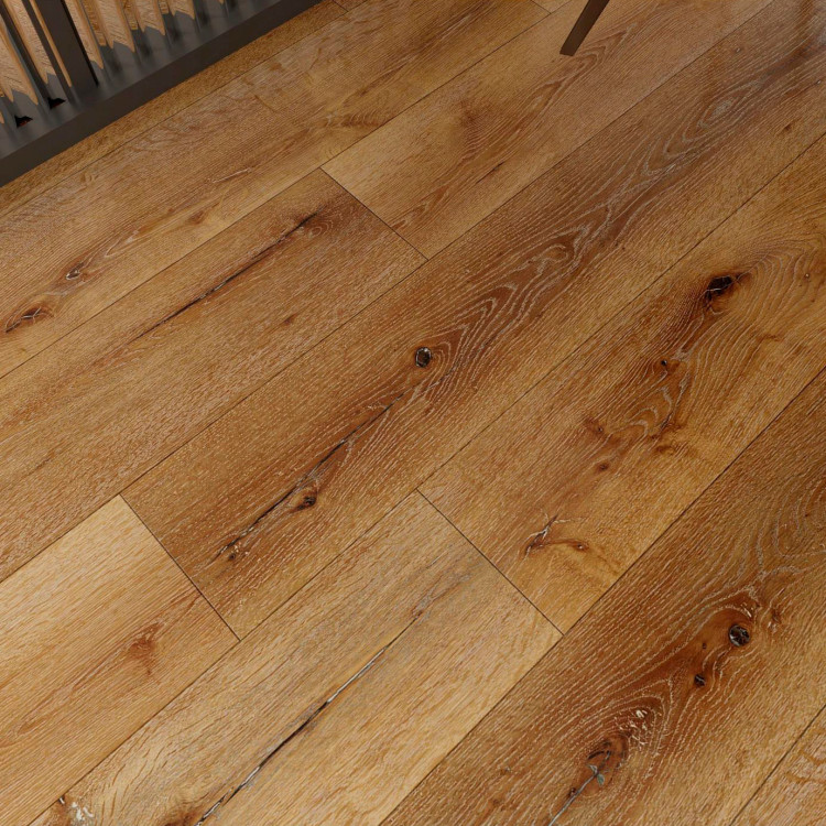 Wood-effect Vinyl Flooring Rustic Oak 8807-18 · class 33