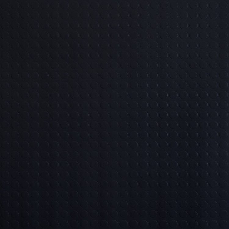 Suelo PVC en rollo botón Negro 017 · 2 mm clase 32