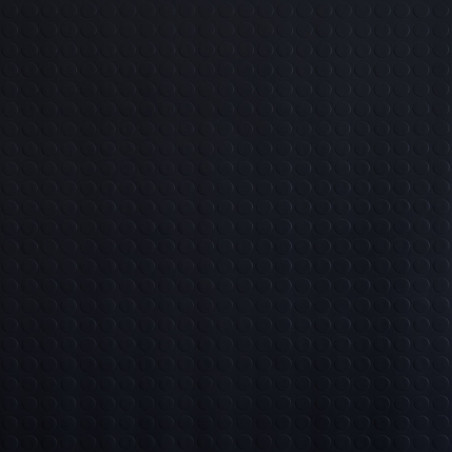 Suelo PVC en rollo botón Negro 017 · 2 mm clase 32