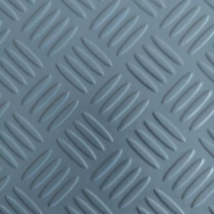 Suelo vinílico nervado en rollo Verde-Gris 7009 · 2 m