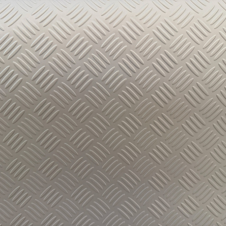 Checker Plate Vinyl Roll Pearl Grey 7046 · 2 m wide