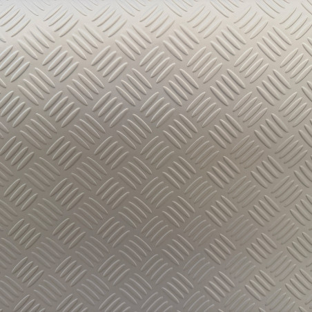 Checker Plate Vinyl Roll Pearl Grey 7046 · 2 m wide